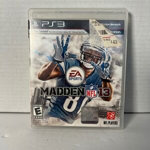 Madden NFL 13 Sony PlayStation 3 PS3 EA Sports Football Game BLUS-30973